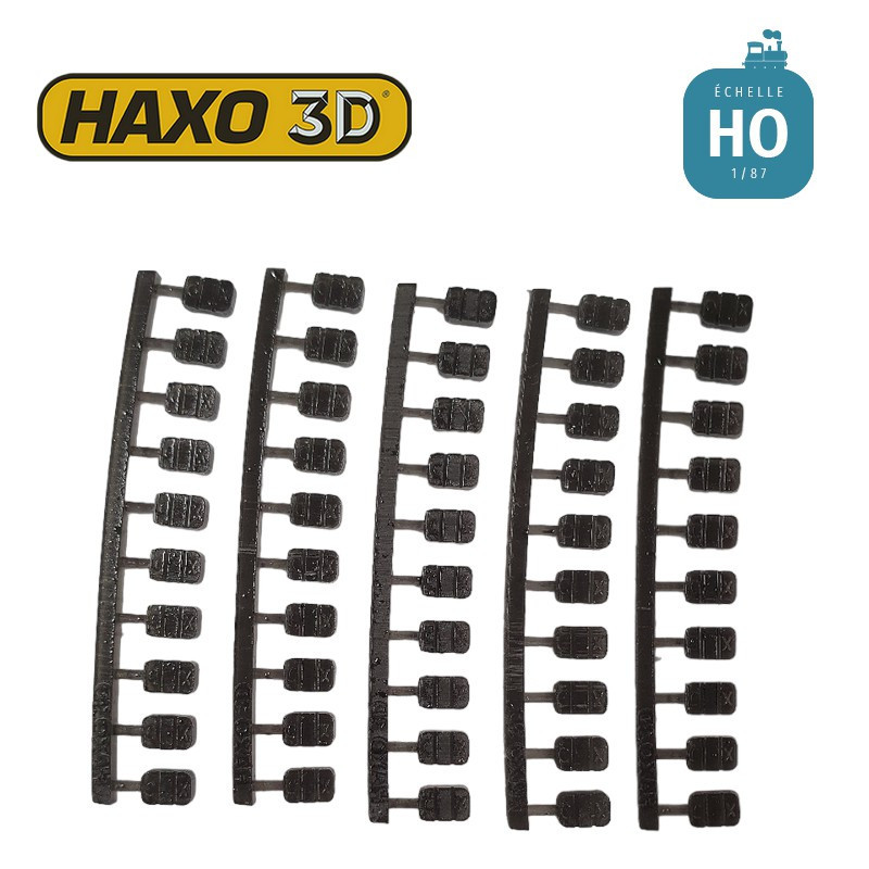 Briquettes Carmaux (CX) 50 pcs HO Haxo 3D 344042