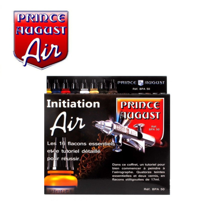 Coffret d'initiation Prince August Air 16 flacons BPA50-Maketis