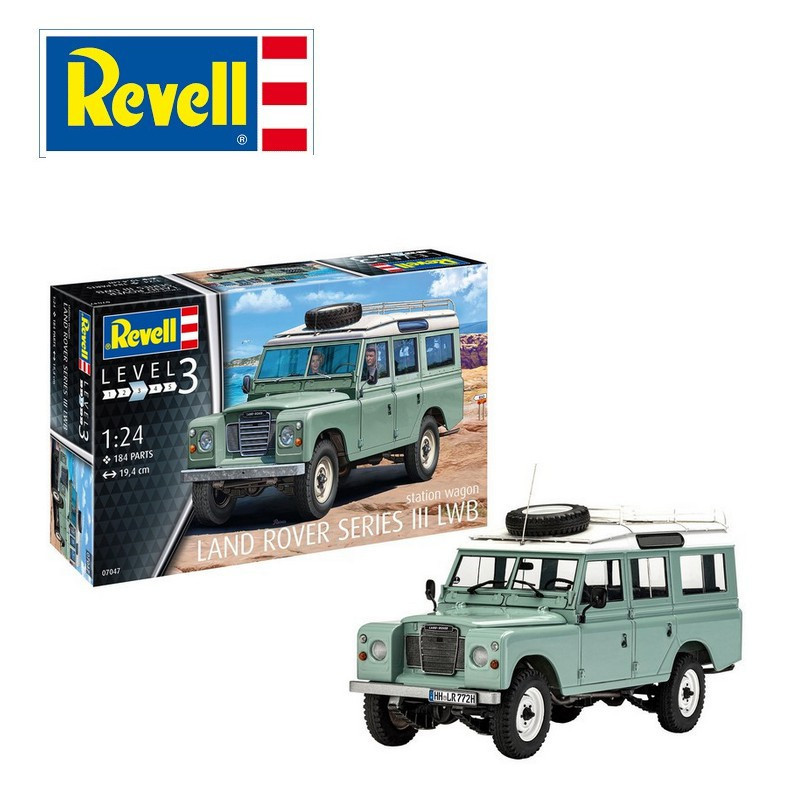 Voiture 4x4 Land Rover Séries III 1/24 Revell 07047 - Maketis