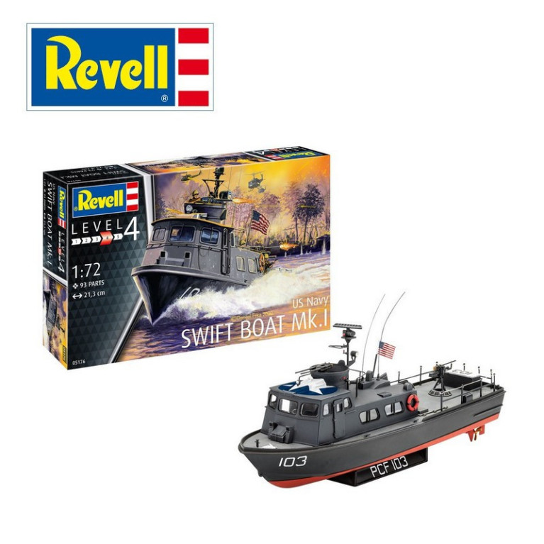 Bateau patrouilleur de l'US Navy (Swift Boat Mk.I) 1/72 Revell 05176 - Maketis Bateau patrouilleur de l'US Navy (Swift Boat Mk.I) 1/72 Revell 05176 - Maketis