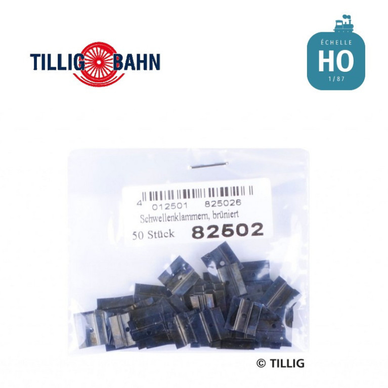 Attaches de traverse (sac de 50 pièces) HO Tillig 82502 - Maketis