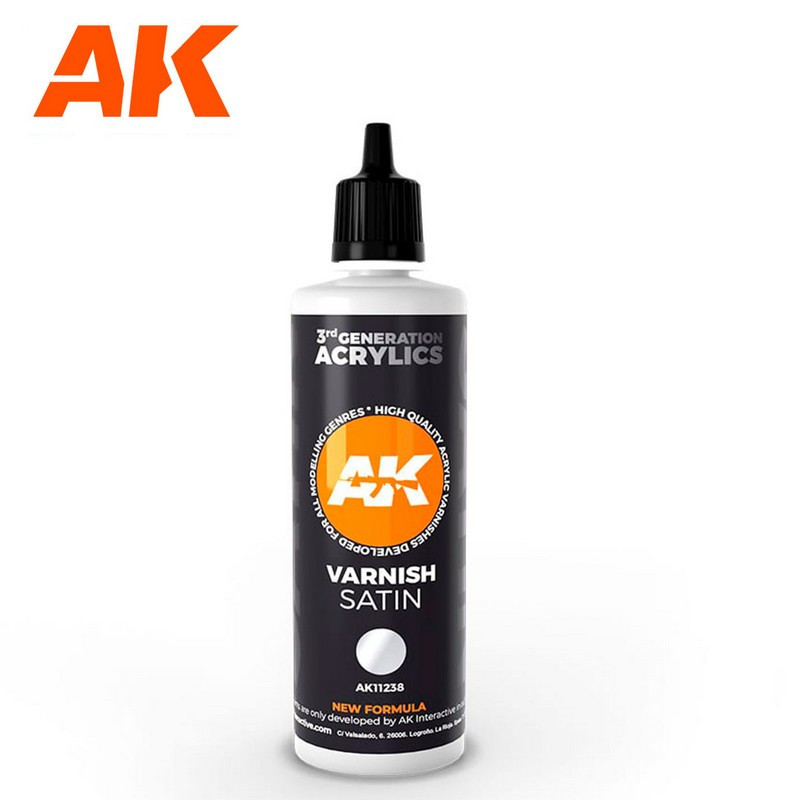 Seidenglanzlack 100ml neue Formel AK Interactive AK11238 - Maketis