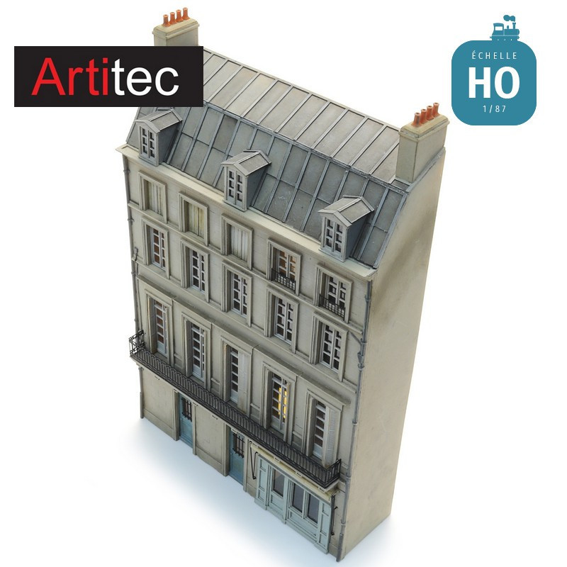 Façade de magasin de la famille Martin en kit HO Artitec 10.430 - Maketis