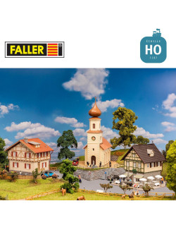 Coffret promotionnel Village Idyllique HO Faller 190082 - Maketis
