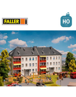 Coffret promotionnel Complexe résidentiel HO Faller 190084 - Maketis