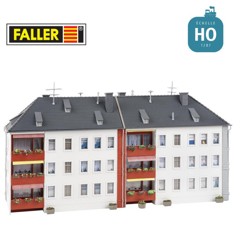 Coffret promotionnel Complexe résidentiel HO Faller 190084