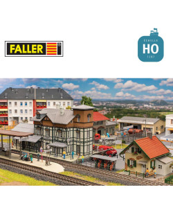 Coffret promotionnel Gare de Sonneberg HO Faller 190085 - Maketis