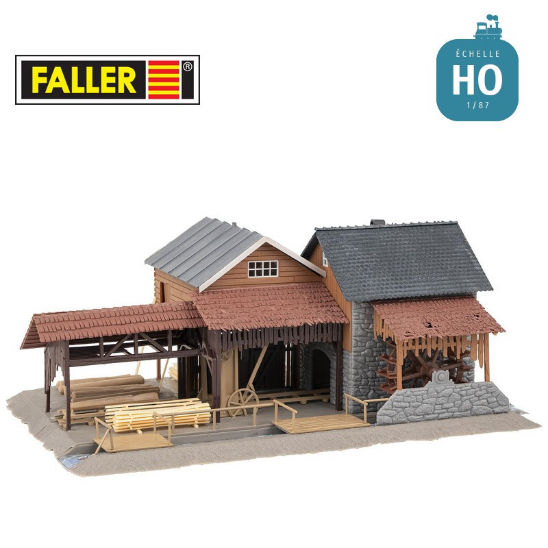 Coffret promotionnel Scierie HO Faller 190138 - Maketis