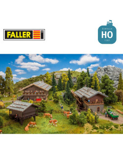 Coffret promotionnel Village Alpin HO Faller 190139