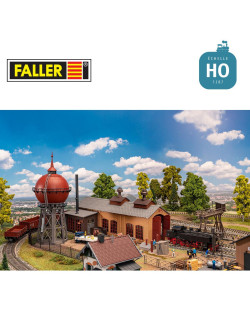 Coffret promotionnel Petit dépôt ferroviaire HO Faller 190140 - Maketis