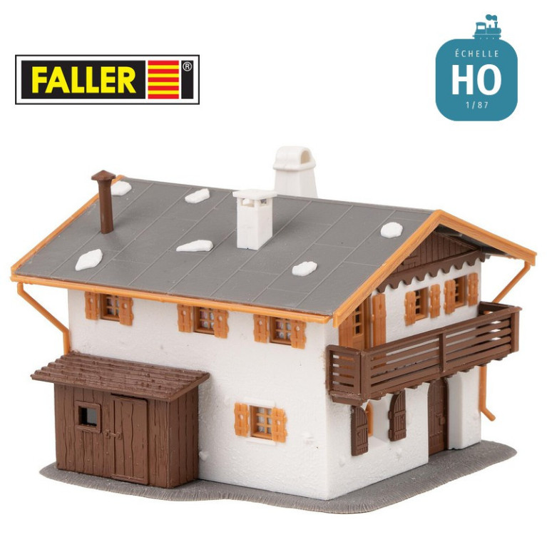 Coffret promotionnel Hiver à la montagne HO Faller 190142 - Maketis