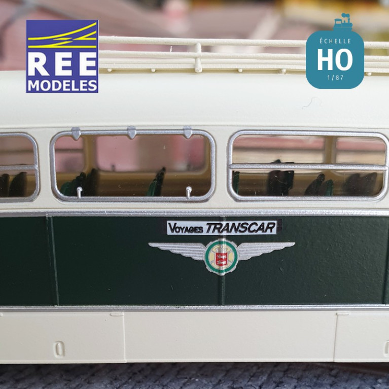 Autocar Renault R4190 Vert et crème « VOYAGES TRANSCAR » (75) HO REE CB-136 - Maketis Autocar Renault R4190 Vert et crème « VOYAGES TRANSCAR » (75) HO REE CB-136 - Maketis