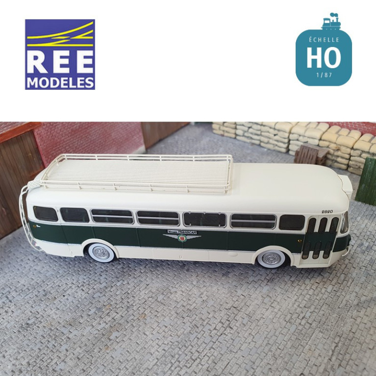 Autocar Renault R4190 Vert et crème « VOYAGES TRANSCAR » (75) HO REE CB-136 - Maketis Autocar Renault R4190 Vert et crème « VOYAGES TRANSCAR » (75) HO REE CB-136 - Maketis