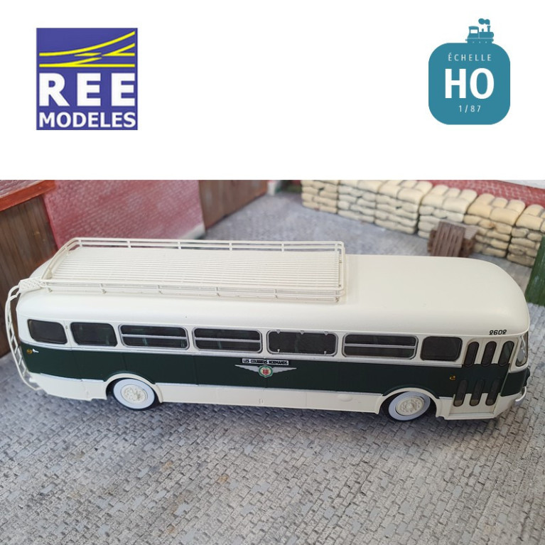Autocar Renault R4190 Vert et crème TRANSCAR « LES COURRIERS NORMANDS » (14) HO REE CB-135 - MAKETIS Autocar Renault R4190 Vert et crème TRANSCAR « LES COURRIERS NORMANDS » (14) HO REE CB-135 - MAKETIS