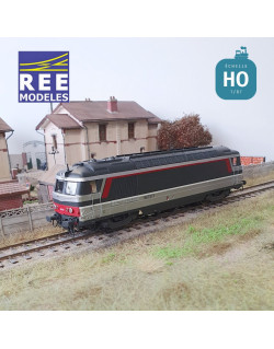 Locomotive Diesel BB 67371 Chambéry Multiservice SNCF EP V-VI Digital son HO REE MB-153S - Maketis