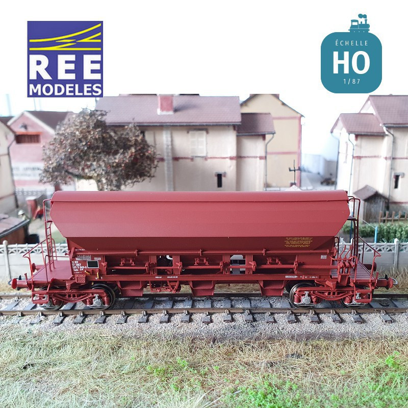 Wagon trémie T8 Tads SNCF Ep IV HO REE WB-839 - Maketis