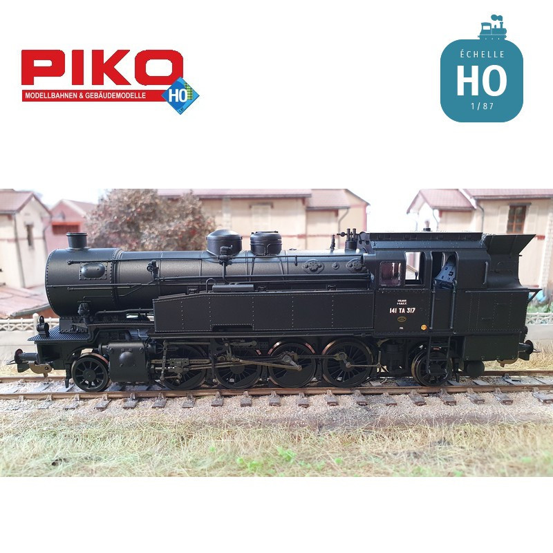 Locomotive vapeur 141 TA SNCF Ep III Analogique HO Piko P50670-Maketis