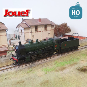 Locomotive à vapeur 140 C 133 avec tender 18 B 12 SNCF Ep III Analogique HO Jouef HJ2415-Maketis