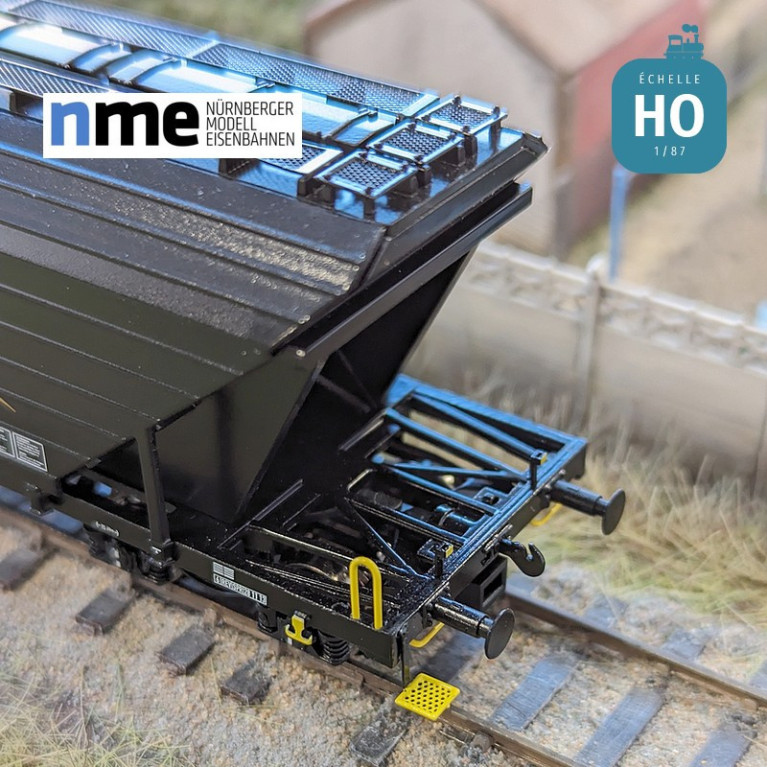 Uagpps 80m³ grain wagon GRAWACO black EP VI HO NME 513605 - Maketis Uagpps 80m³ grain wagon GRAWACO black EP VI HO NME 513605 - Maketis