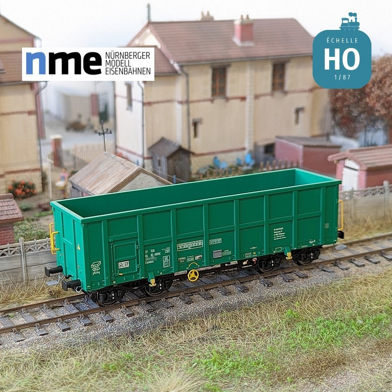 Eamnos dumper wagon 57m³ ON RAIL green Ep VI HO NME 543603 - Maketis