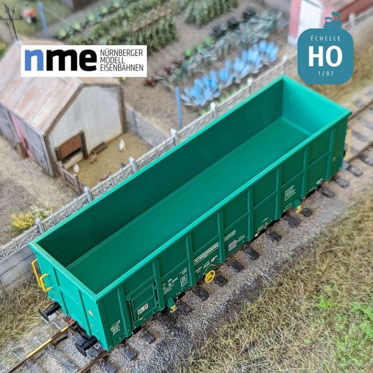 Eamnos dumper wagon 57m³ ON RAIL green Ep VI HO NME 543602 - Maketis