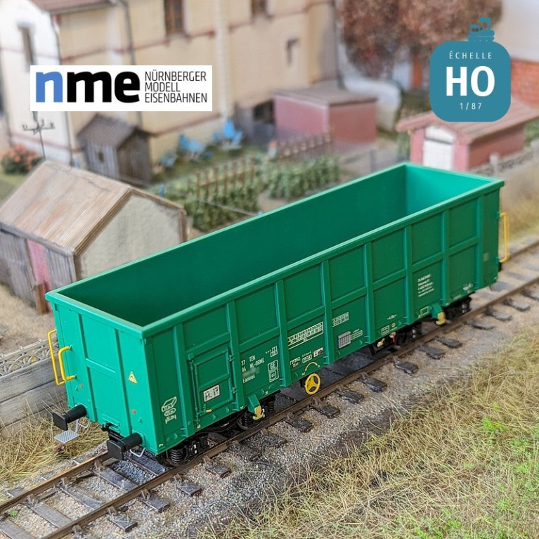 Eamnos dumper wagon 57m³ ON RAIL green Ep VI HO NME 543605 - Maketis