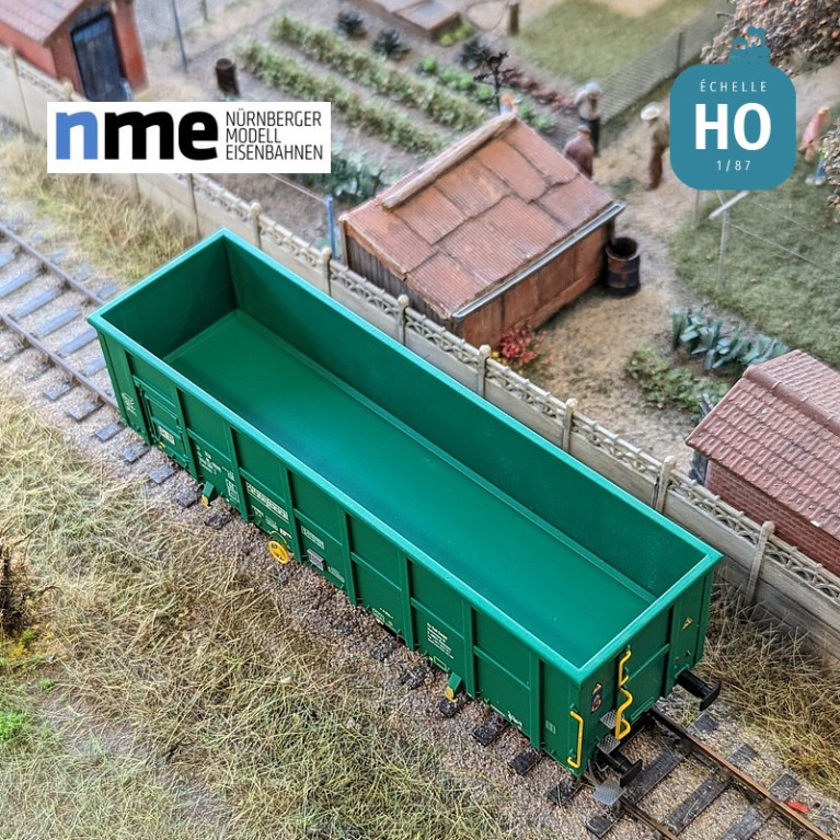 Eamnos dumper wagon 57m³ ON RAIL green Ep VI HO NME 543605 - Maketis