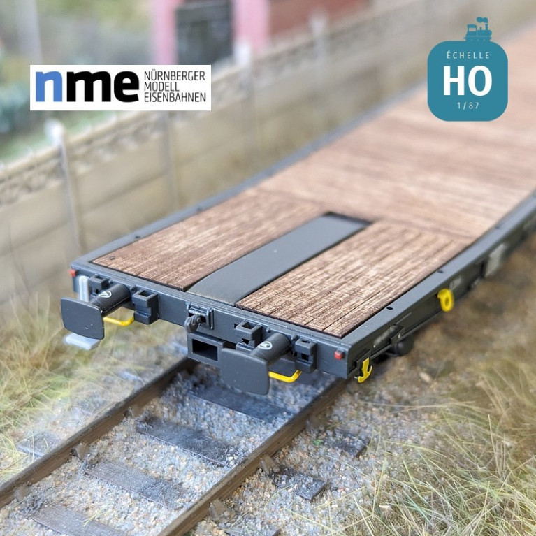 Couplage wagons plats Laas VTG avec ranchers EXTE Ep VI HO NME 534612 - Maketis Couplage wagons plats Laas VTG avec ranchers EXTE Ep VI HO NME 534612 - Maketis