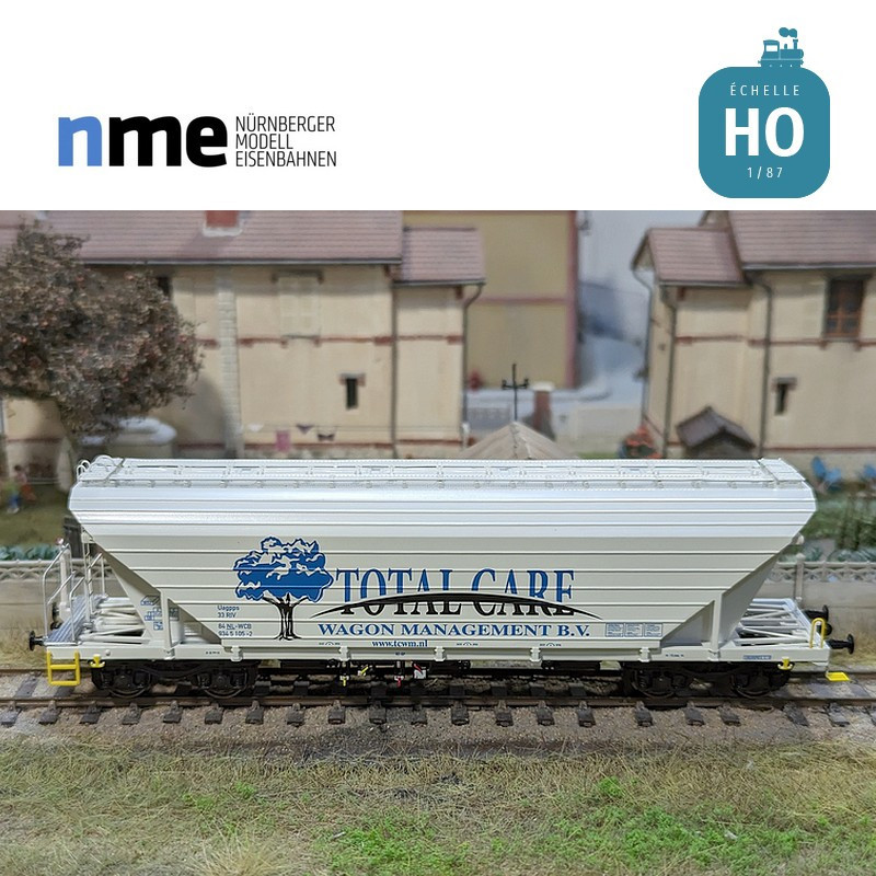 Grain wagon Uagpps 80m³ TOTAL CARE white EP VI HO NME 513606 - Maketis