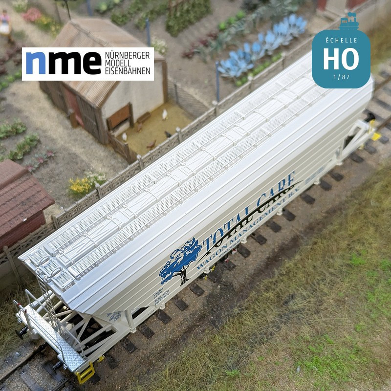 Grain wagon Uagpps 80m³ TOTAL CARE white EP VI HO NME 513606 - Maketis