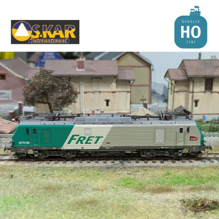 Locomotive Electrique BB 427011M SNCF Vert "Fret" EP VI Digital son HO Os.kar OS2704DCCS - Maketis