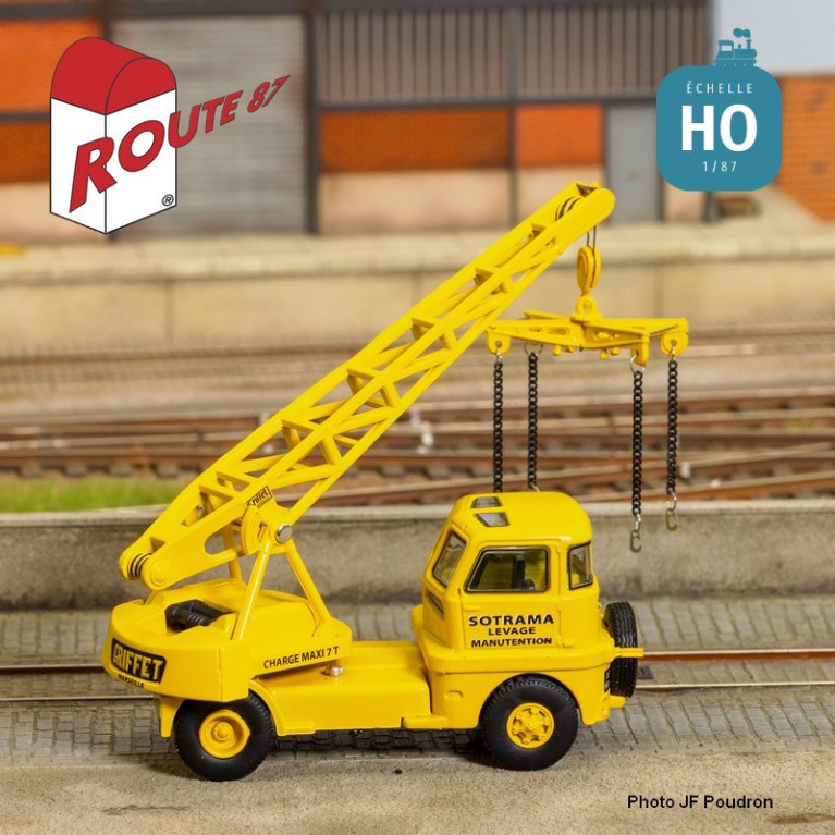 Grue Griffet M2 Ets Sotrama HO Route 87 Haxo Modèle RO1032