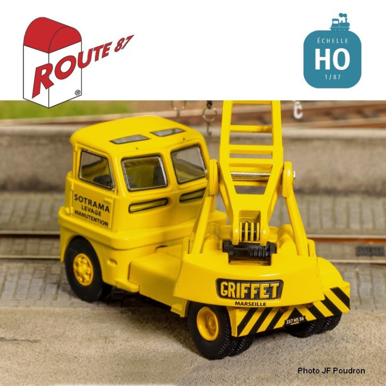 Grue Griffet M2 Ets Sotrama HO Route 87 Haxo Modèle RO1032 - Maketis