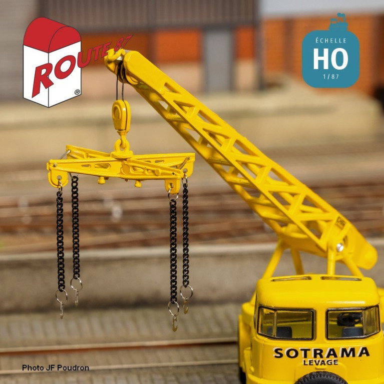 Grue Griffet M2 Ets Sotrama HO Route 87 Haxo Modèle RO1032 - Maketis