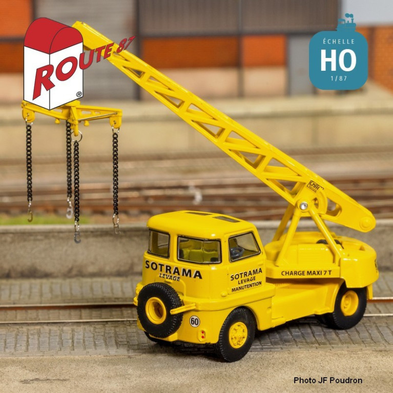 Grue Griffet M2 Ets Sotrama HO Route 87 Haxo Modèle RO1032 - Maketis