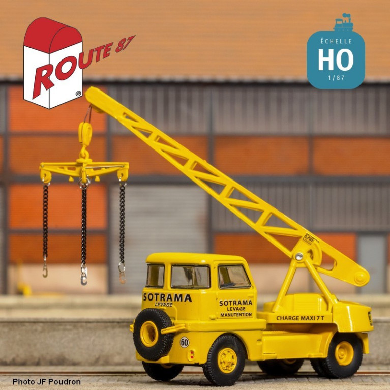 Grue Griffet M2 Ets Sotrama HO Route 87 Haxo Modèle RO1032