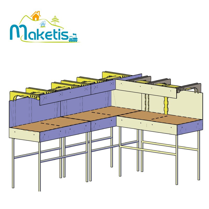 Support d'éclairage pour Easy module 118x59 cm Maketis MOD50300 - Maketis