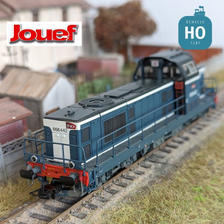 Locomotive diesel BB 666442 livrée bleue SNCF Ep VI Analogique HO Jouef HJ2441 - Maketis