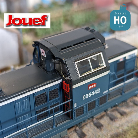 Diesellokomotive BB 666442 livrée bleue SNCF Ep VI Analog HO Jouef HJ2441 - Maketis