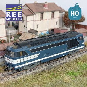 Diesellokomotive BB 67381 Caen SNCF EP IV Digital son HO REE MB-151S - Maketis