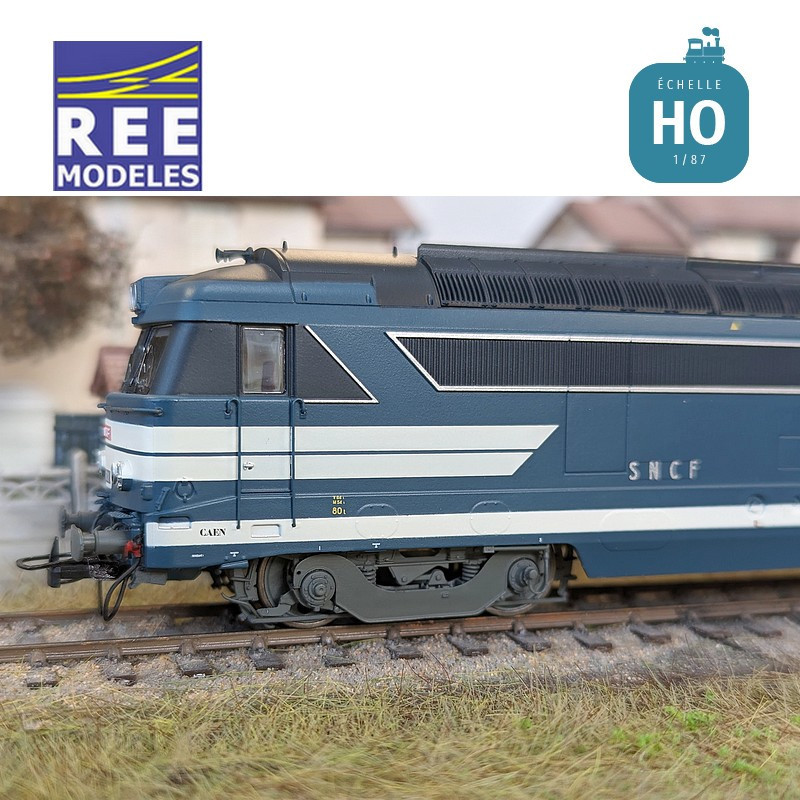 BB 67381 Caen SNCF EP IV Digital sound HO REE MB-151S diesel locomotive - Maketis