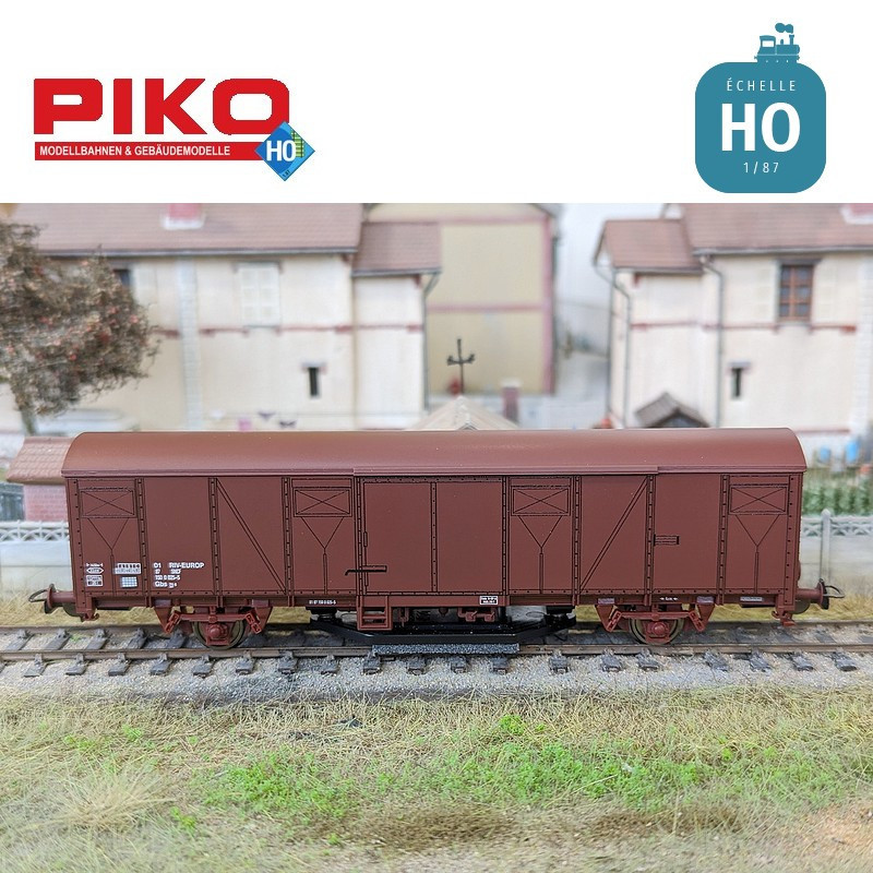 Gleisreinigungswagen Typ Gbs 76 SNCF Ep V HO PIKO P97133 - Maketis