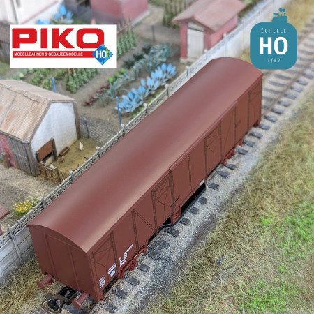 Track cleaning wagon type Gbs 76 SNCF Ep V HO PIKO P97133 - Maketis