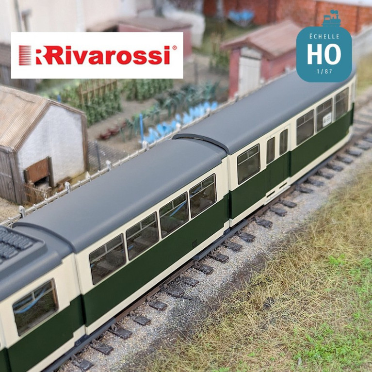 Elektrische Straßenbahn Duewag GT8 Version Graz Ep IV-V Analog HO Rivarossi HR2943 - Maketis
