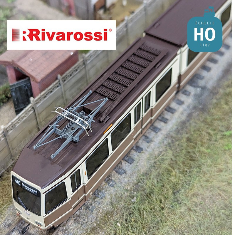 Tramway électrique N8 version Dortmund Ep IV Analogique HO Rivarossi HR2944 - Maketis