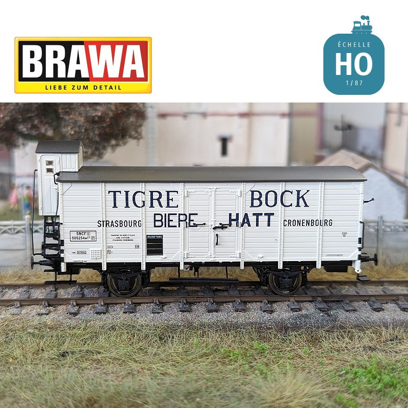 G10 "Tigre Bock" SNCF Ep II HO Brawa boxcar 49887 - Maketis