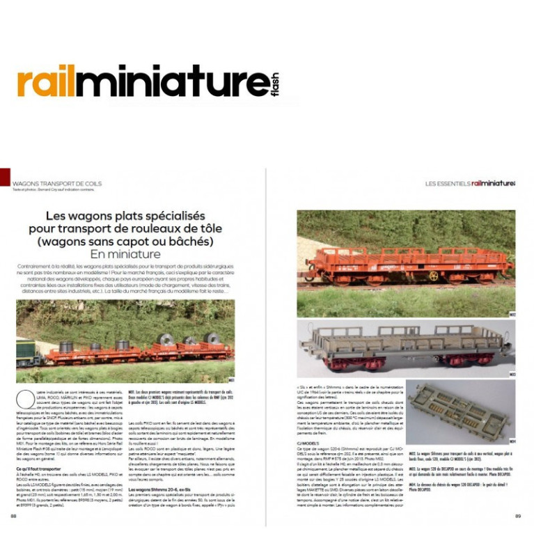 Encyclopédie des wagons Tome 2 Rail miniature flash RFES02