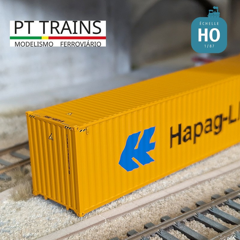 Container 40' HC HAPAG LLOYD (FANU1400796) HO PT TRAINS PT840018.1 - Maketis