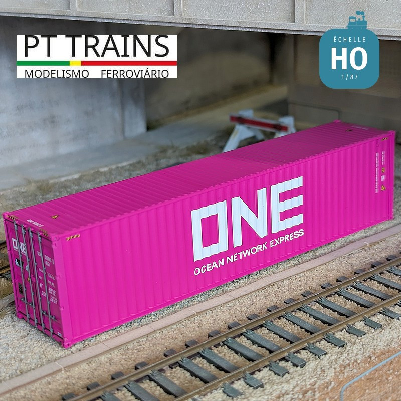 Container 40' HC ONE (BEAU5320621) HO PT TRAINS PT840030 - Maketis