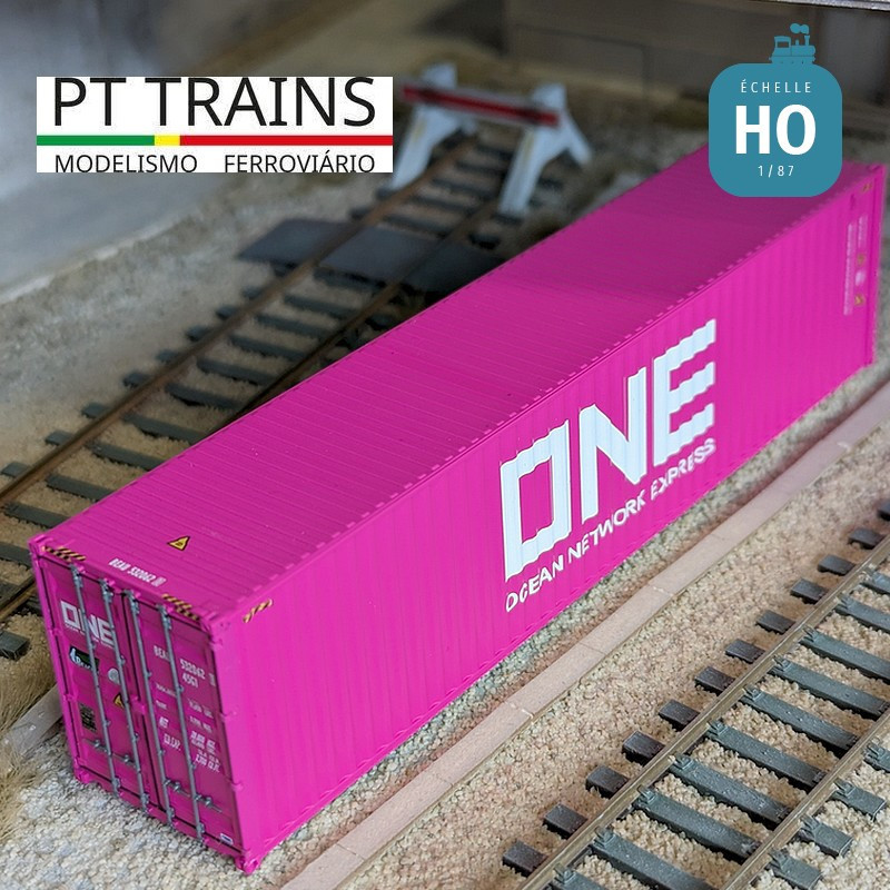 Container 40' HC ONE (BEAU5320621) HO PT TRAINS PT840030 - Maketis